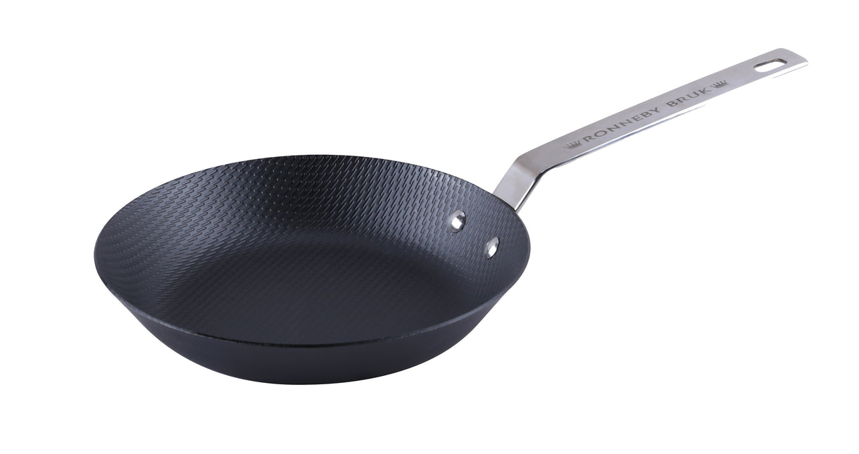 Stekpanna, präglat kolstål Ø24 cm