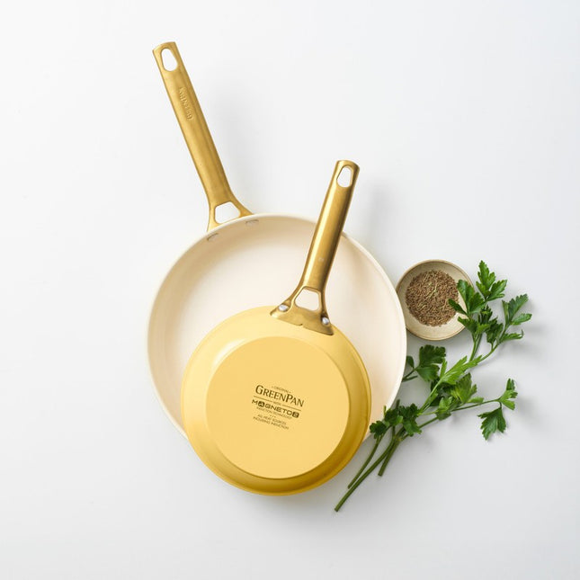 GreenPan Padova stekpanna set gul 20+26 cm 2 st.