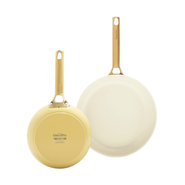 GreenPan Padova stekpanna set gul 20+26 cm 2 st.