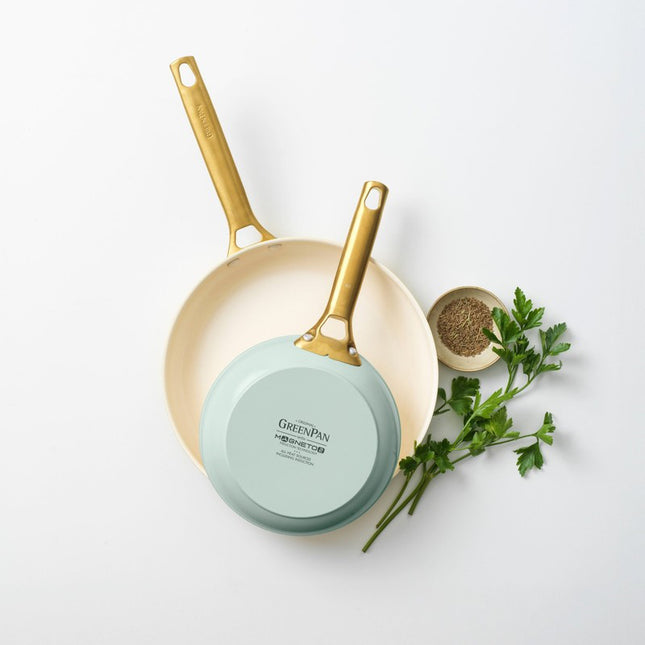GreenPan Padova stekpanna set grön 20+26 cm 2 st.