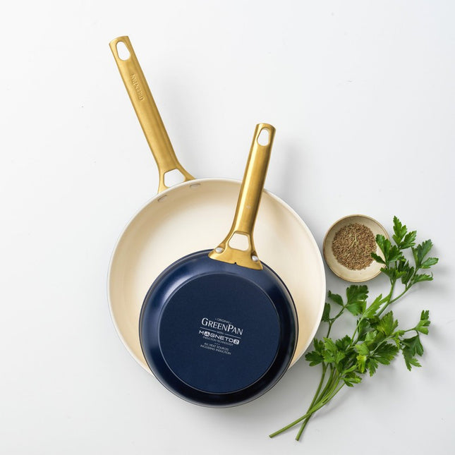 GreenPan Padova stekpanna set mörkblå 20+26 cm 2 st.
