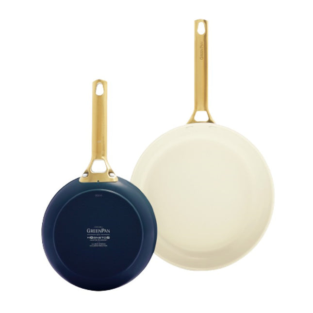 GreenPan Padova stekpanna set mörkblå 20+26 cm 2 st.