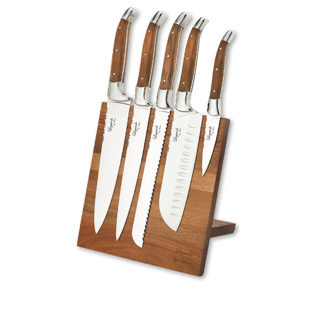 Laguiole By Haws Knivset med knivblock 6 delar