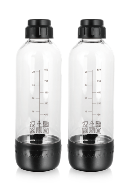 Hâws SSM202185B Extra 2 x 1L flaska för läsk och kolsyrat vatten maskin