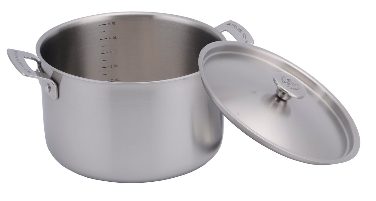 INOX gryta 6 liter