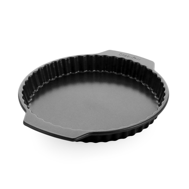 Svart keramisk quicheform 28 cm