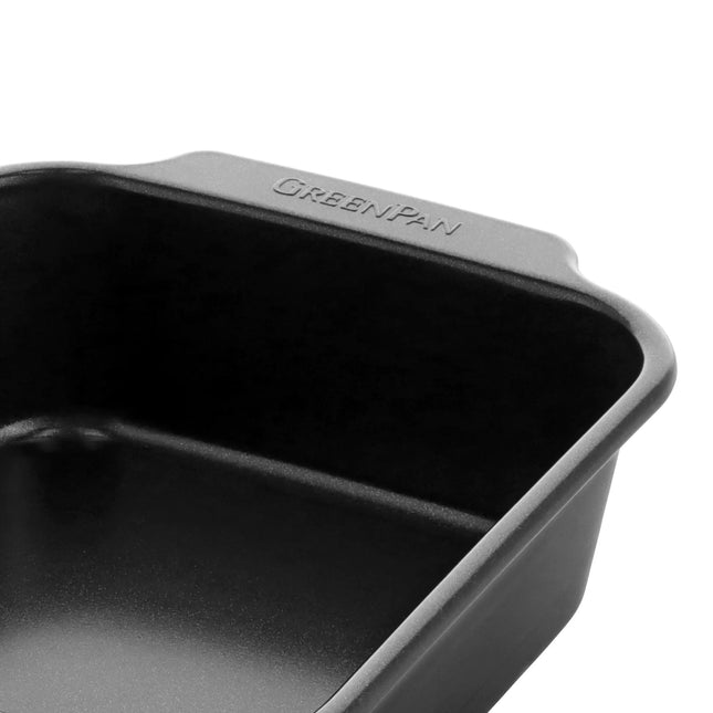 Svart keramisk brownieform 22,5 cm x 18,5 cm