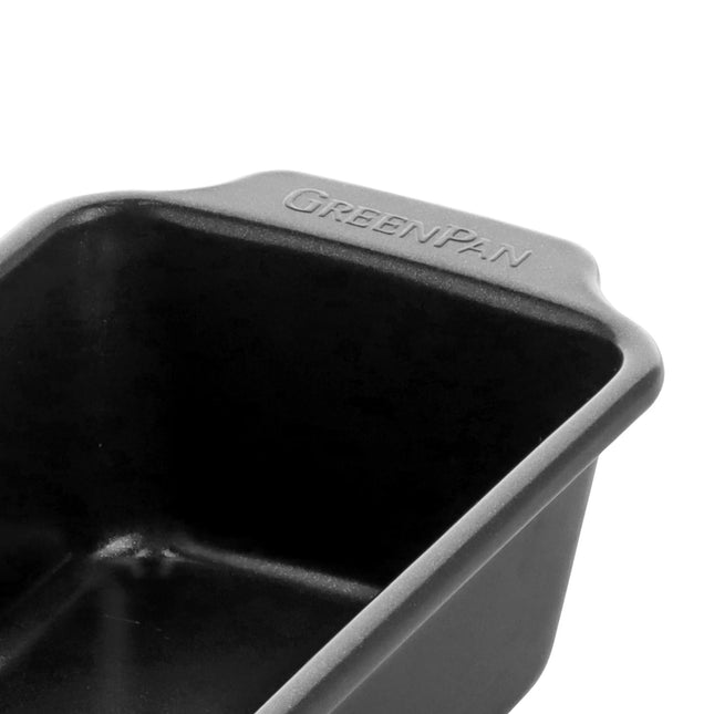 Svart keramisk brödform 22,5 cm x 11,5 cm