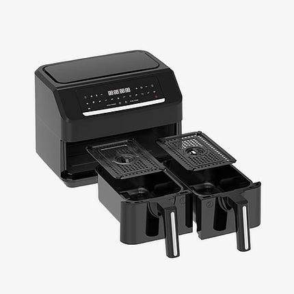 Emerio Double Smart Fryer Airfryers - Svart
