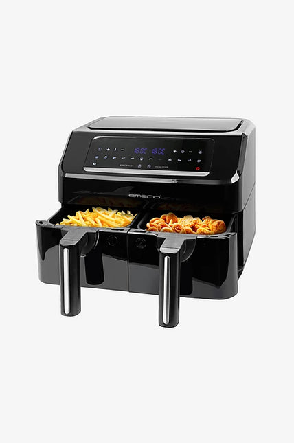 Emerio Double Smart Fryer Airfryers - Svart