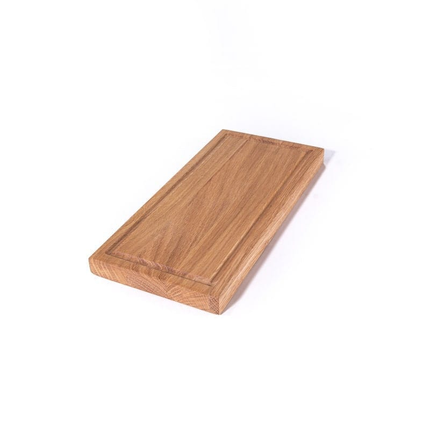 QB20 | Ek bräda med spår – 295x140x21mm