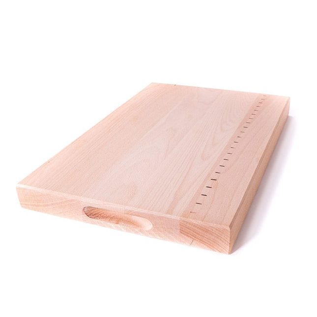 B-13HM | Skärbräda i bok med handtag och mått – 750x300x40mm