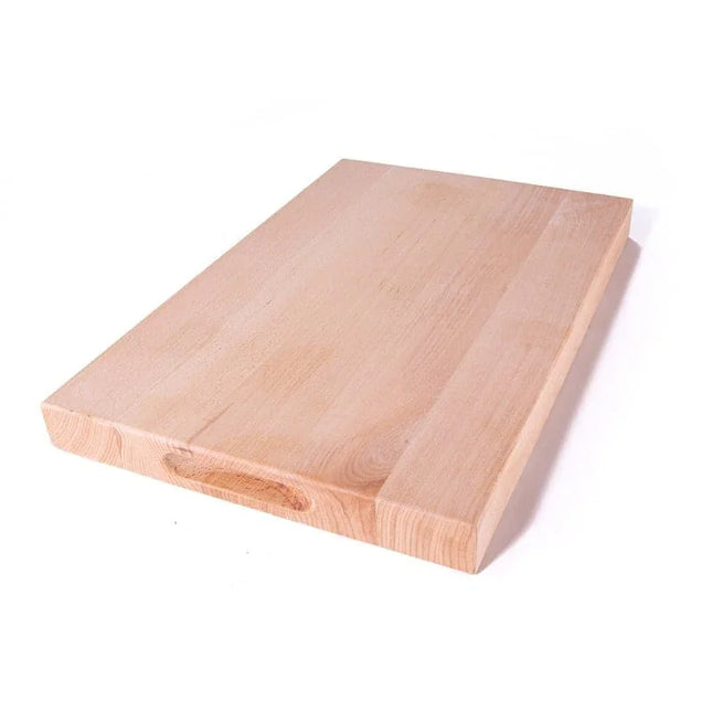 B-10H | Skärbräda i bok med handtag – 450x300x40mm