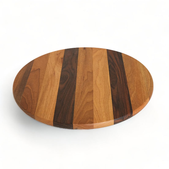 V350OVAL | Serveringsbricka/pizzabräda i valnöt – 350x18mm