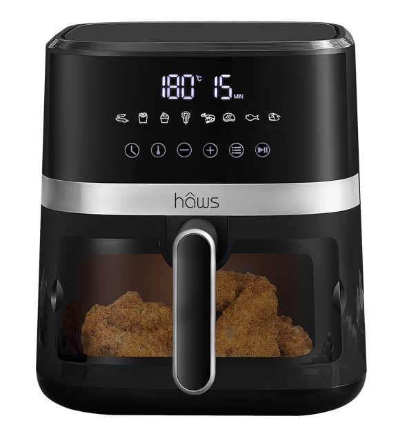 Hâws Endelave Air Fryer 5.5L w/ Window 1500W PFAS Free Coating