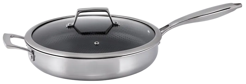 Hâws Santo sautépanna med lock 28 cm och hybridbeläggning