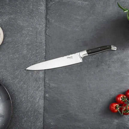 Laguiole By Hâws kockkniv 25,4 cm, handtag i svart trä