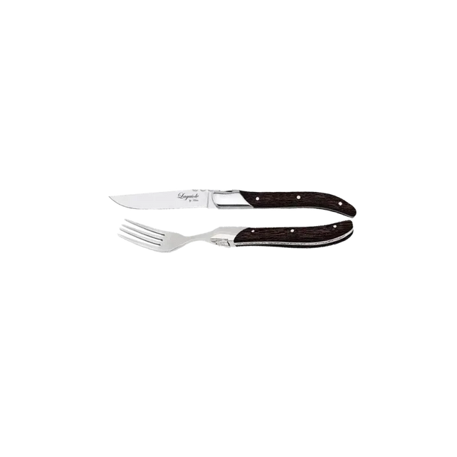 Laguiole By Hâws grillbestick 16 delar med handtag i wengéträ