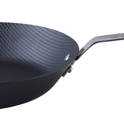 Stekpanna, präglat kolstål Ø28 cm